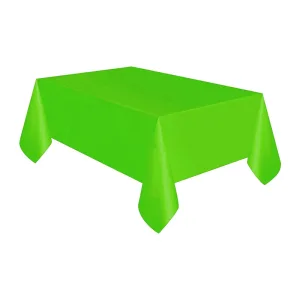 Mantel Plastico Economico Color VERDE MANZANA 1.20 x 1.80 Mts