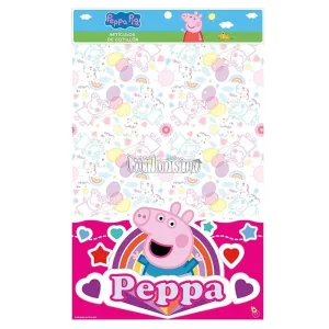 Mantel Peppa Pig 1,80 mts x 1,20 mts - Licencia Oficial
