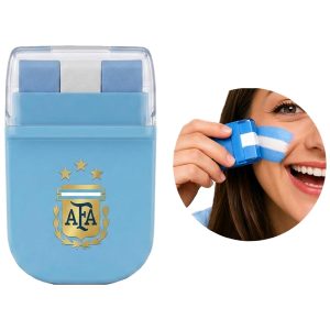 Maquillaje Crema Bandera Argentina x1 Unidad