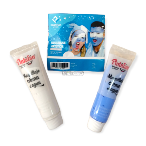 Blister x2u Maquillaje en Crema al Agua Pomo Argentina 20gr Pintafan