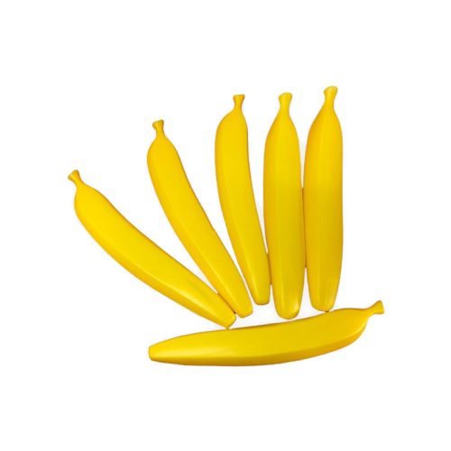Maraca Banana Gigante Plastico por Unidad