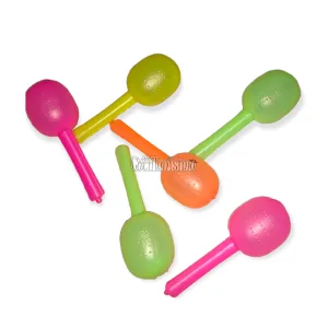 Maraca Plastico Comun FLUO x1 Unidad