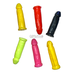 Maraca Pene Colores Surtidos 18cm x1 Unidad