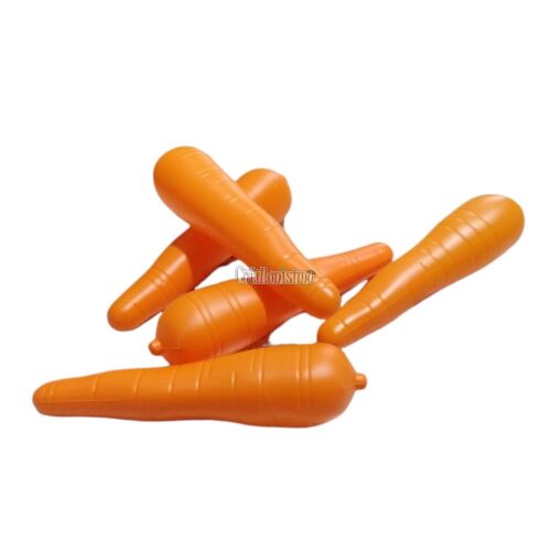 Maraca Zanahoria Plastico por Unidad