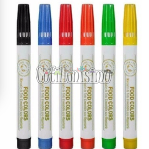 Marcador Comestible Colores FOOD COLORS x1 Unidades