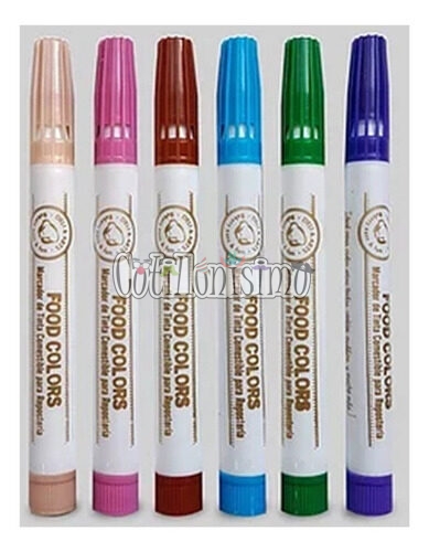 Marcadores Comestibles Color Pastel FOOD COLORS x1 Unidad