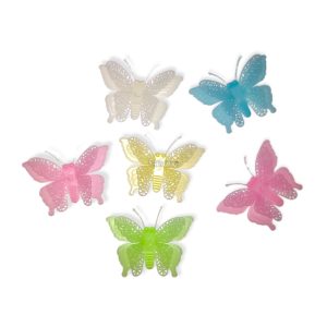 Mariposas Luminiscente x6 unidades