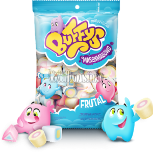 Marshmallows - Malvaviscos Formas Frutal BUFFYS 200 Grs