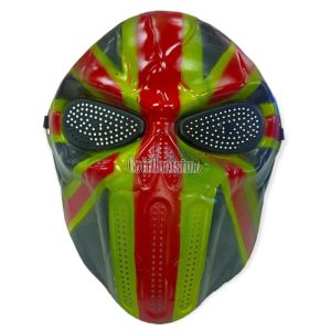 Mascara Americana UK SKULL Plastico Rigido