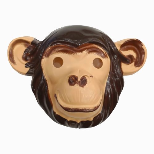 Mascara Careta Plástica Chimpancé x1 Unidad
