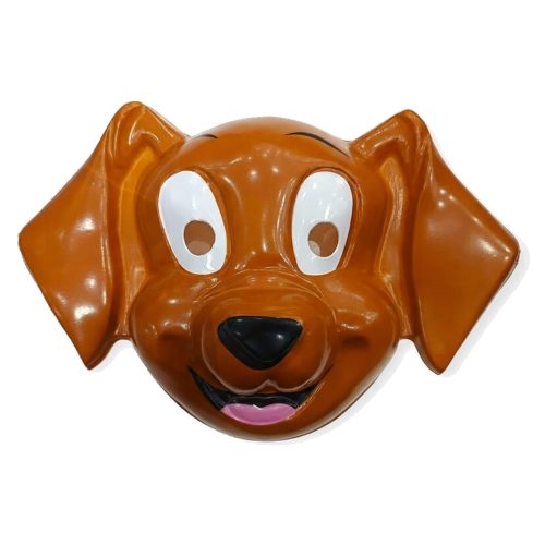 Mascara Careta Plástica Perro x1 Unidad