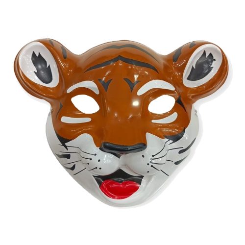 Mascara Careta Plástica Tigre x1 Unidad