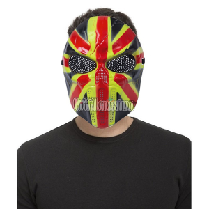 Alternative view of Mascara Americana UK SKULL Plastico Rigido