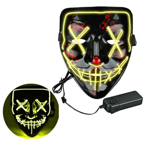 Mascara Luminosa La Purga AMARILLO NEON (LED)