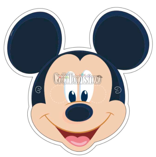 Antifaz Mickey Mouse X6 Unidades - Licencia Oficial