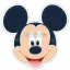 Antifaz Mickey Mouse X6 Unidades - Licencia Oficial