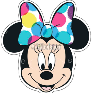 Antifaz Minnie Mouse X6 Unidades - Licencia Oficial