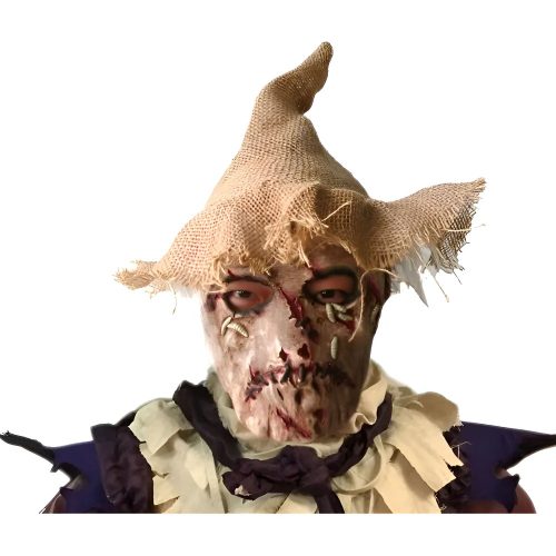 Mascara de Latex ESPANTAPAJARO CON SOMBRERO
