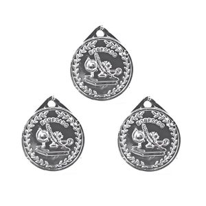Medallas Egresados Plateadas x12 Unidades
