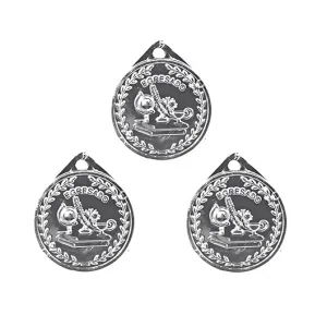 Medallas Egresados Plateadas x12 Unidades