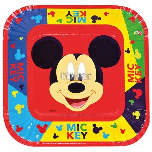 Plato Polipapel MICKEY X 8 Unidades - Oficial