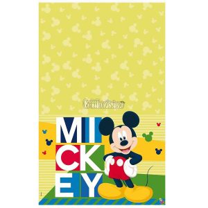 Mantel Plastico Mickey Mouse 1,80 Mts X 1,20 Mts – Licencia Oficial