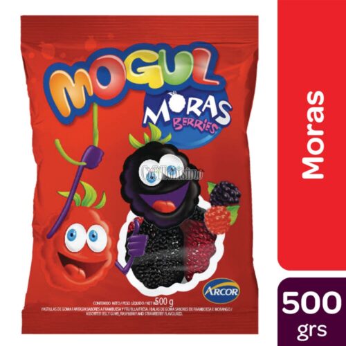 Gomitas MOGUL FRUTI MORAS 500grs