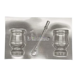 Placa Molde Acetato Mate con Bombilla