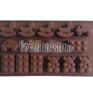 Molde Para Bombones de Silicona JUGUETES