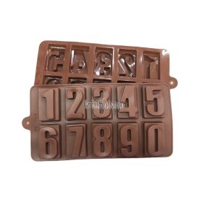 Molde Para Bombones de Silicona NUMEROS