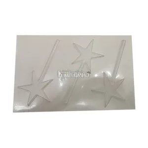 Molde Placa Acetato Chupetin Estrella