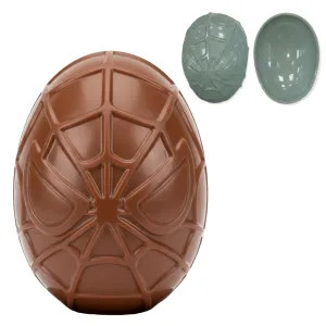 Molde Placa Acetato para Huevo Spiderman 10cm