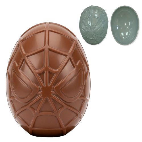 Molde Placa Acetato para Huevo Spiderman 10cm