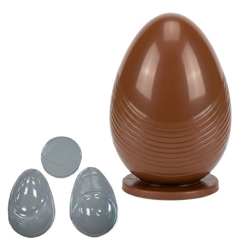 Molde Placa Acetato para Huevo con Base Curvas Linea Gaudi 19cm