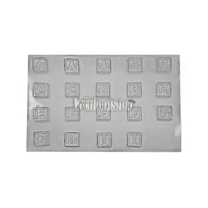 Molde Acetato 16x26cm Chocomensajes x4 piezas - Imagen 2