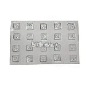 Molde Acetato 16x26cm Chocomensajes x4 piezas - Imagen 5