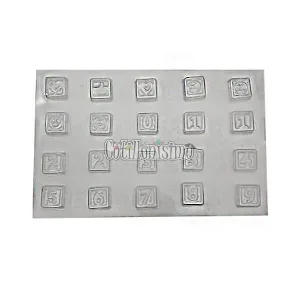 Molde Acetato 16x26cm Chocomensajes x4 piezas - Imagen 5