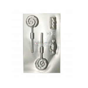 Molde Placa Acetato Chupetin y Golosinas