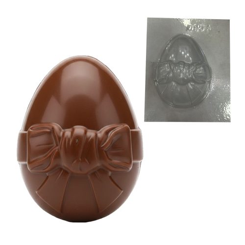 Molde Placa de Acetato Huevo de Pascua con Moño 11cm