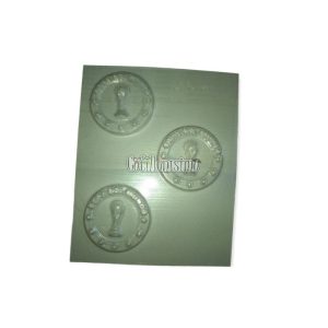 Molde Placa de Acetato Medalla Copa del Mundo 5,5cm / 7cm