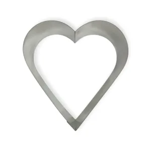 Molde Postre Corazon de Hojalata 22 cm