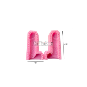 Molde de Silicona 2 Piezas Pene Encastrable