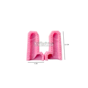 Molde de Silicona 2 Piezas Pene Encastrable