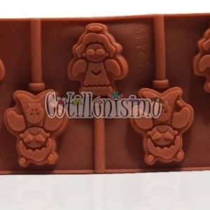 Molde Silicona Para Chupetin ANGEL y DEMONIO