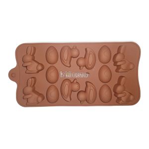 Molde de Silicona Para Bombones Conejos Patitos y Huevos