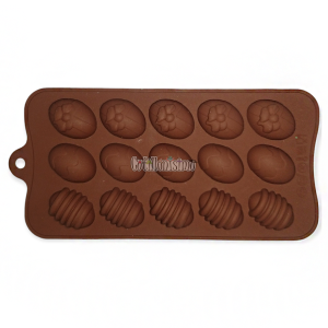 Molde de Silicona Para Bombones Forma Huevos de Pascua - Imagen 2