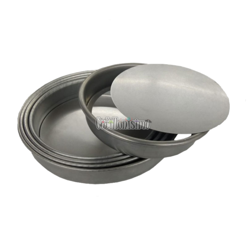 Molde Tortera de Aluminio Cooper Desfondable 24 cm x 4 cm
