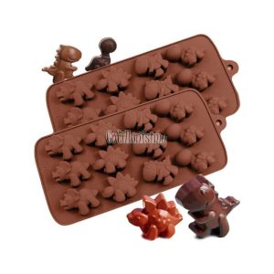 Molde de Silicona Bombones de Dinosaurios