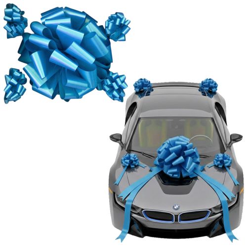 Moño Gigante para Auto Color Turquesa