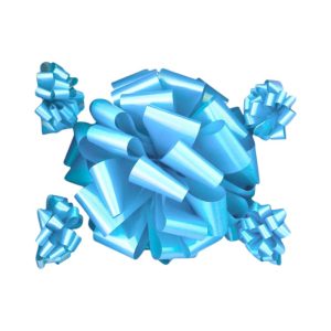 Moño Gigante para Auto Color Celeste - Imagen 2